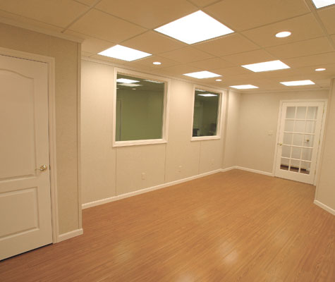 Beautiful Wood Laminate Basement Flooring in MN and WI  Wood Finish Basement Flooring in 